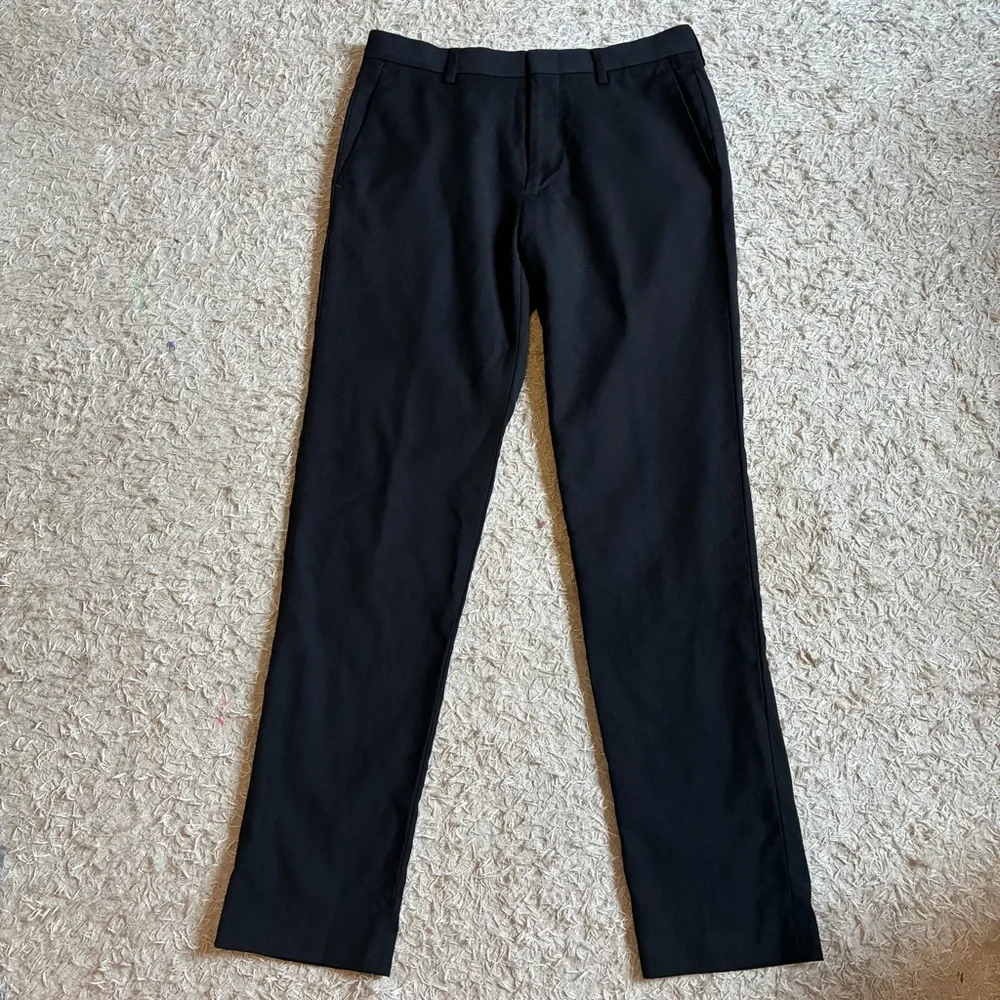 J. Crew Thompson Black Slim Fit Trouser pants 30x32